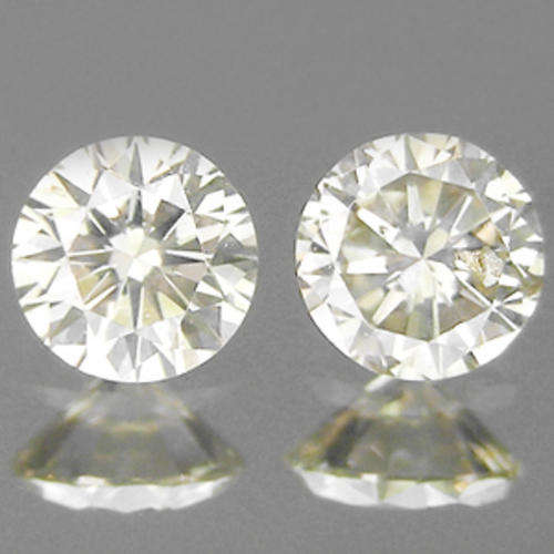 0.30TCts Beautiful Round Brilliant Cut Diamond Pair