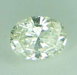 CERTIFIED DIAMOND -0.64 CARAT  I COLOR SI1 OVAL NATURAL LOOSE DIAMOND 6.52X5.06 EX EX