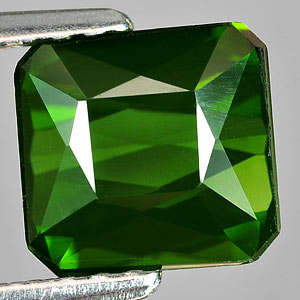 TOURMALINE - Unheate1.58 Ct. Clean Octagon Natural Green Tourmaline Nigeriad