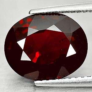 GARNET~ Unheated 3.20 Ct. Oval Shape Natural Gem Orangish Red Spessartine Garnet