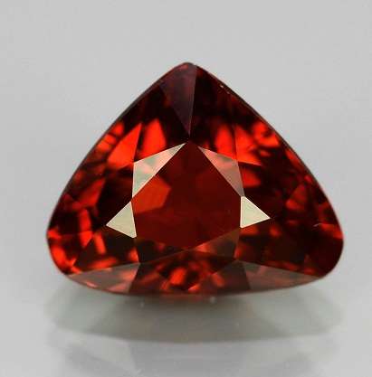 GARNET~2.04ct 8x6.5mm Pear NATURAL Reddish Orange SPESSARTITE GARNET