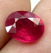 RUBY~2.14 Ct. Natural Ruby Blood Red Madagascar