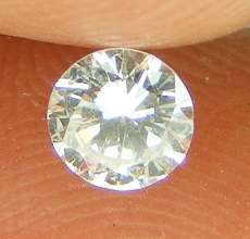 DIAMOND - 0.18 CARAT E COLOR VS2 ROUND BRILLIANT EYE CLEAN NATURAL LOOSE DIAMOND 3.69-2.11mm