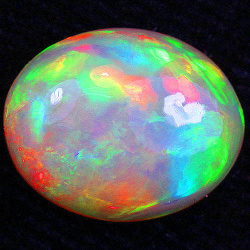 OPAL-2.40cts Magnificent Rainbow Sparkles 3D Blocks! Chaff Pattern.Solid Welo Opal
