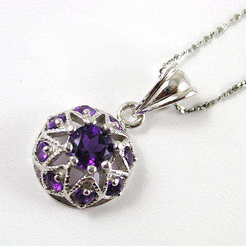STUNNING AMETHYST PENDANT