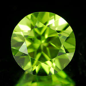Unheated 1.93 Ct. Clean Round Natural Green Peridot Gem