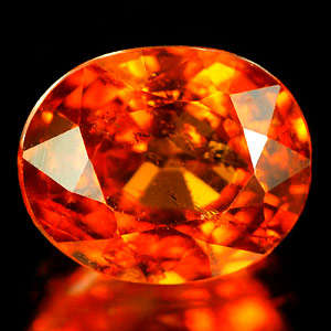 1.21 Ct. Oval Natural Gem Orange Spessartine Garnet