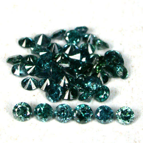 1.00tcw 1.6 - 1.8mm Blue Natural Loose Diamonds Lot