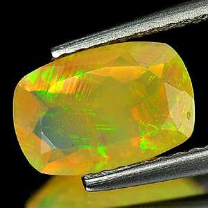 Unheated 0.92 Ct. Natural Opal Multi Colour Cushion Shape