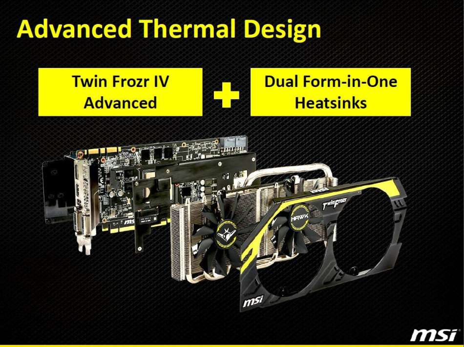 MSI NVidia GTX 760 HAWK OC Beast Gaming GFX Card