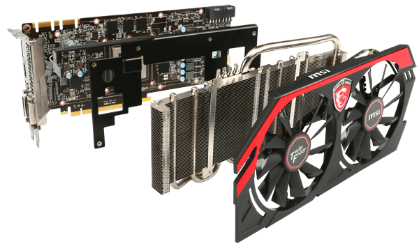 MSI NVIDIA GTX 760 TwinFrozer OC 2GB Beast Gaming GFX Card