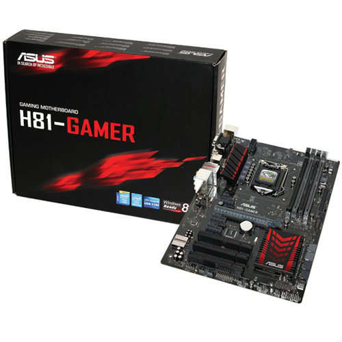 ASUS H81 Gamer Gaming Motherboard + Memory