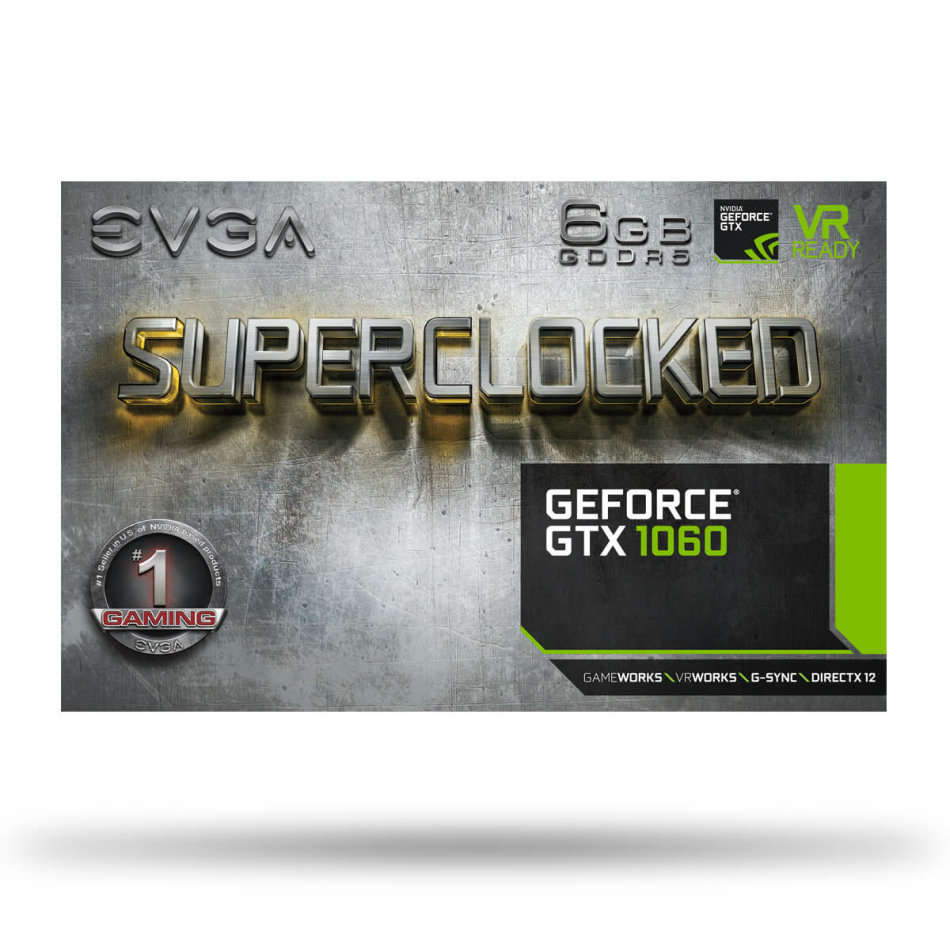 EVGA SuperClocked GTX1060 6GB