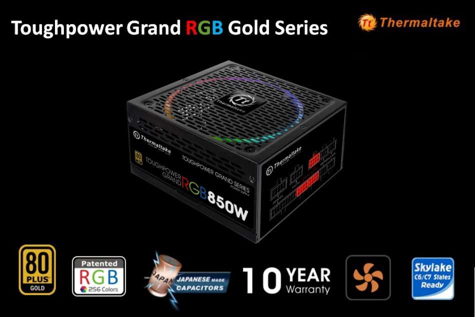 Thermaltake RGB 850Watt Monster Gaming PSU!! FULL MODULAR!! BRAND NEW!!