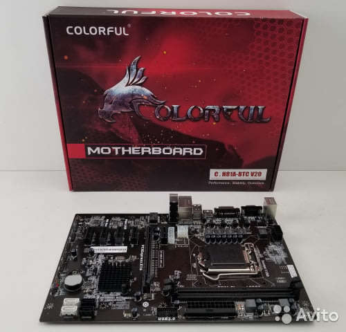 BRAND NEW!!!! Amazing Colorful H81A-btc v20 Mining Motherboard + EXTRA MOTHERBOARD