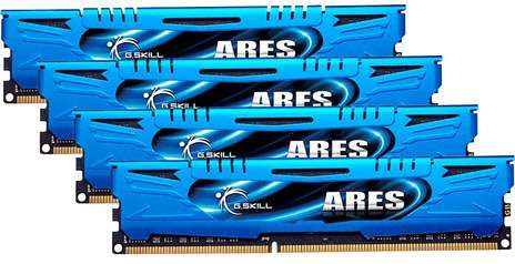 16GB G-Skill ARES Gaming Memory BLUE - 4 x 4GB