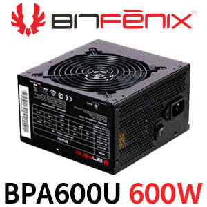 Bitfenix 600Watt 85% Gaming Power Supply!! LIKE NEW + Sleeved Blue Cabling