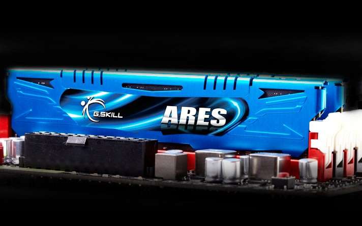 16GB G-Skill ARES Gaming Memory BLUE - 4 x 4GB