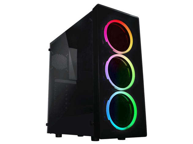 ** BRAND NEW!!! RAIDMAX RGB NEON GAMING CASE