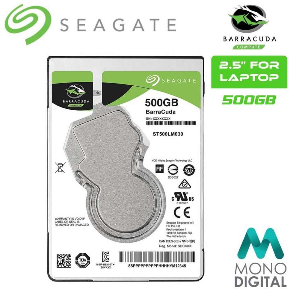 LIKE NEW!! Seagate BARRACUDA  500GB 2.5" Laptop HDD!!!
