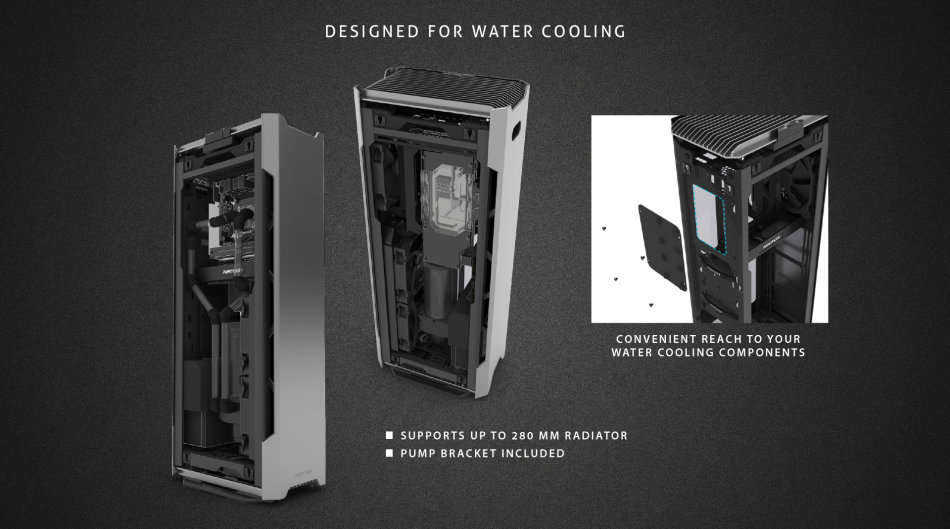 ***WOW*** One of A Kind!! PHANTEKS Evolve SHIFT x Gaming Case!!  Tempered Glass etc!!