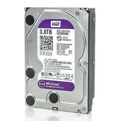 ** LATE ENTRY ** Western Digital PURPLE 3000GB Hardrive!!! GREAT QUALITY!!!