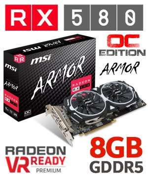 MSI RX580 8GB x 2!!! Please Read