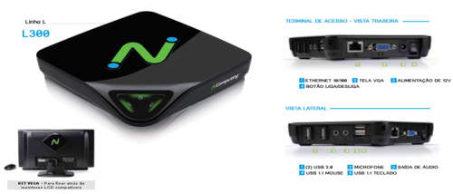 ** WOW** N-Computing Thin client!! 100% Working! VESA mount Included!!