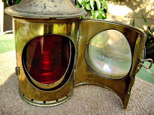 Vintage S.A.R. Railway Lamp (with 220V globe and optional burner)