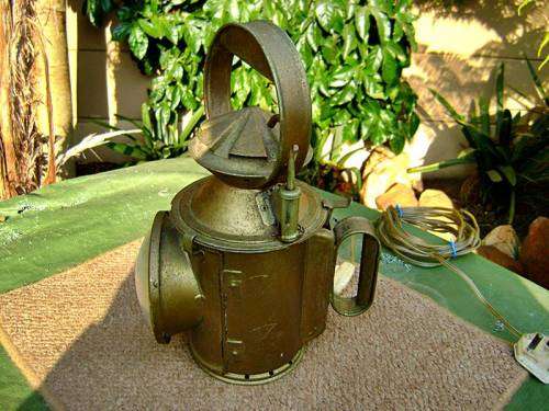 Vintage S.A.R. Railway Lamp (with 220V globe and optional burner)