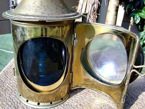 Vintage S.A.R. Railway Lamp (with 220V globe and optional burner)
