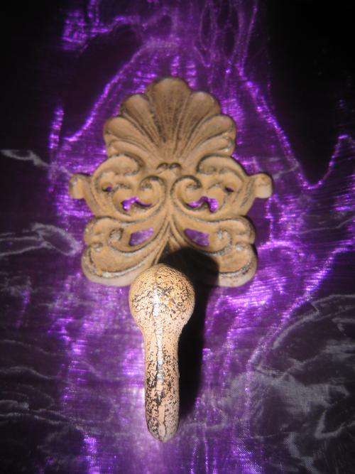 Cast iron towel hook