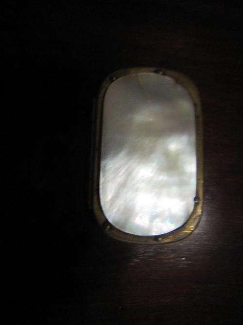 Mother of Pearl Silver Purse