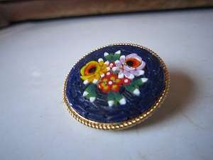 SMALL MILFOURIE FLOWER BROOCH