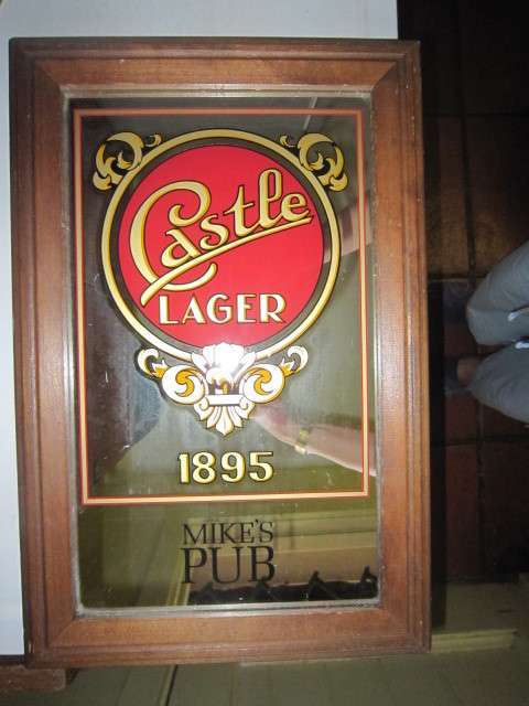 STUNNING PUB MIRROR  ITEM NO 993