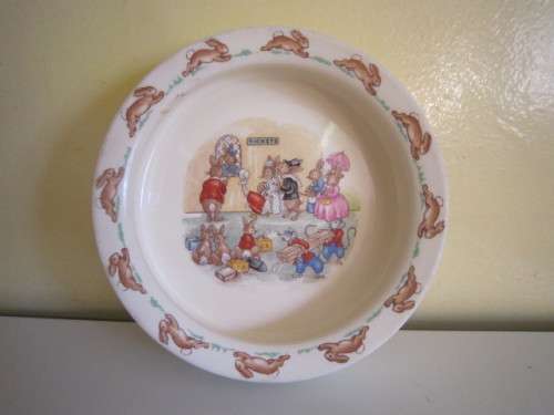 ROYAL DOULTON VINTAGE BUNNYKINS PORRINGER ITEM NO  1089