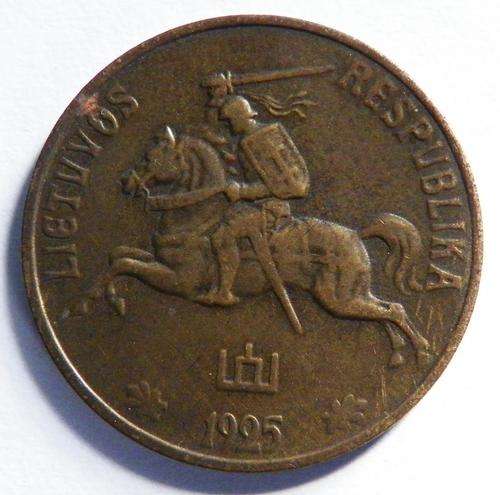 Lithuania 1925 20 Centu CV R70.00 in Fine and R150 in VF