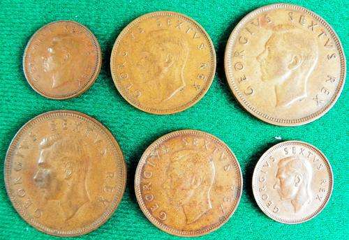 SAU 1948 and 1950 Copper Sets