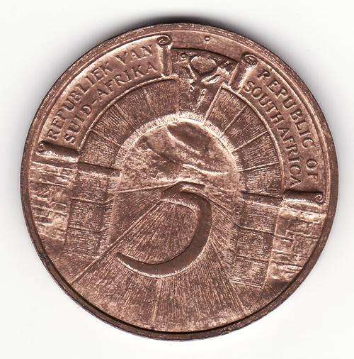 Republic of South Africa 1961 to 1966 Johannesburg 5 Years Medalion