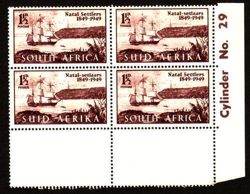 Control Block SACC 126a Arrival of British Settlers in Natal UMM