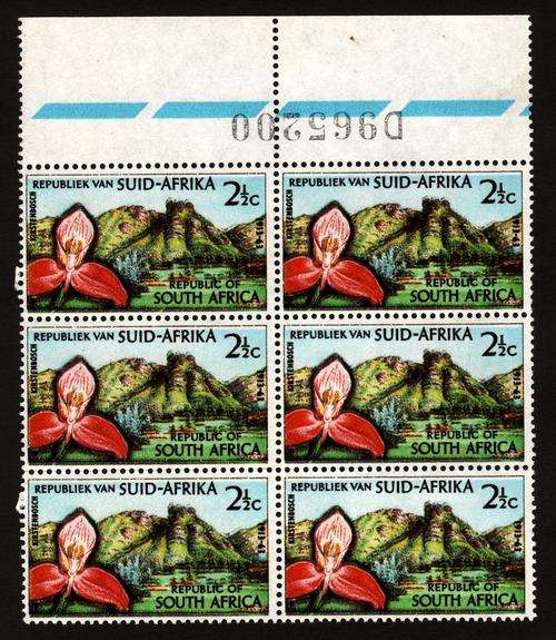 Control Block SACC 223 D 50th Aniversary of Kirstenbosch 6 Stamps UMM