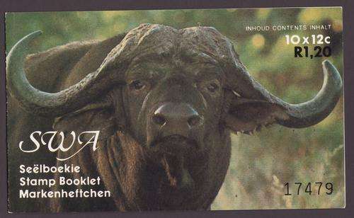 SWA  1 August 1985 Buffalo Booklet SACC 458. Bid per Booklet