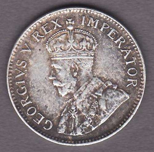 SAU 1935 3 Pence .80 Silver