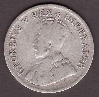 SAU 1932 3 Pence .80 Silver
