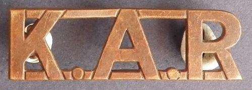 British Kings African Rifle Regiment WWI 1914 to WWII 1945