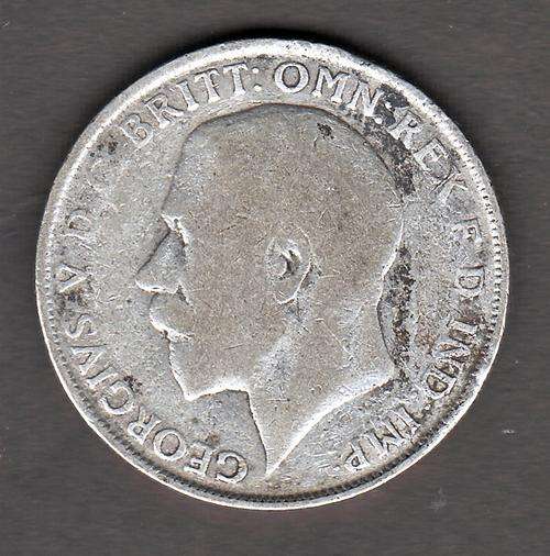 Great Britain 1924 Florin .50 Silver CW 10.9 Grams