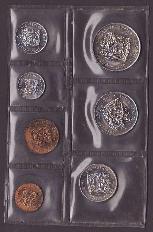 RSA 1983 Mint Pack 1 cent to R1. Only 13 000 Minted