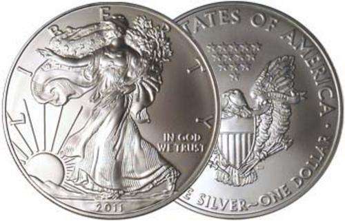 2 AVAILABLE! 1 TROY OZ  UNCIRCULATED 2011 AMERICAN SILVER EAGLE COIN!