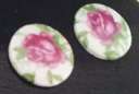 BEAUTIFULL HAND PAINTED PORCELAIN "DISKS"
