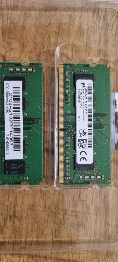 Micron 16GB (2x8GB Paired) 3200MHz DDR4 Laptop Memory Kit of 2